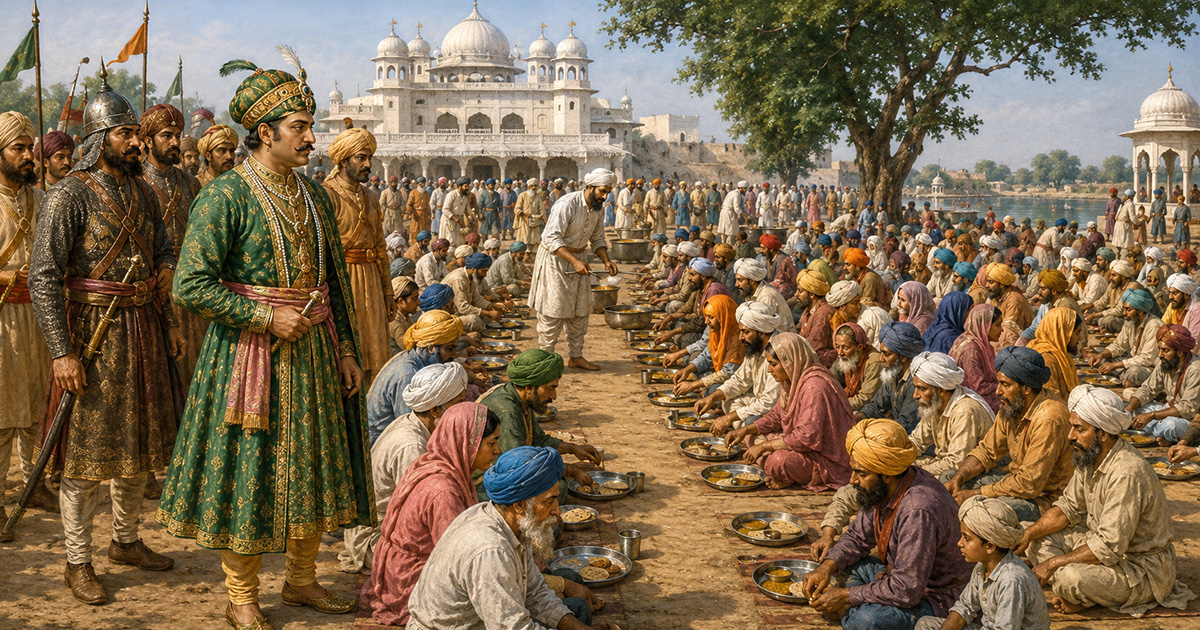 When Mughal Emperor Akbar Met Guru Amar Das Ji: The Langar That Taught the Mughal Invader Equality
