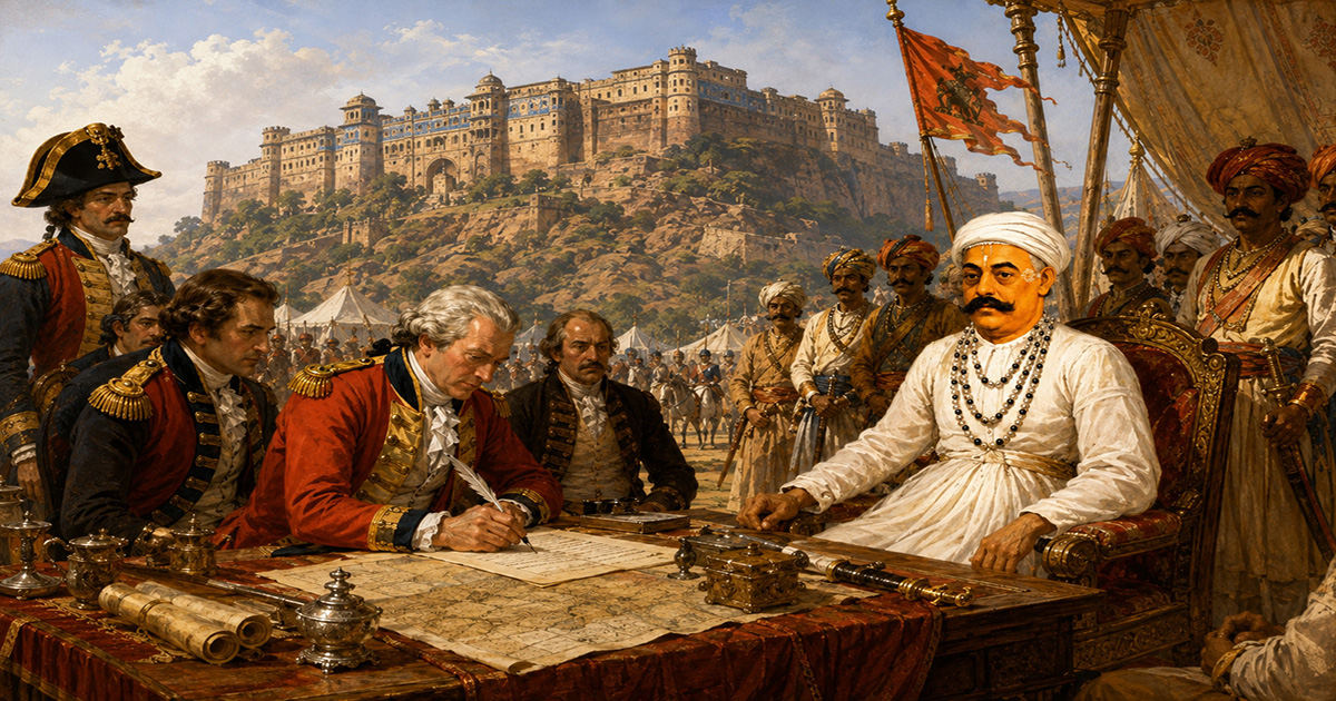 When Mahadji Scindia Defeated the British Through the Burden of War Expenses: The Story of Gwalior That History Buried