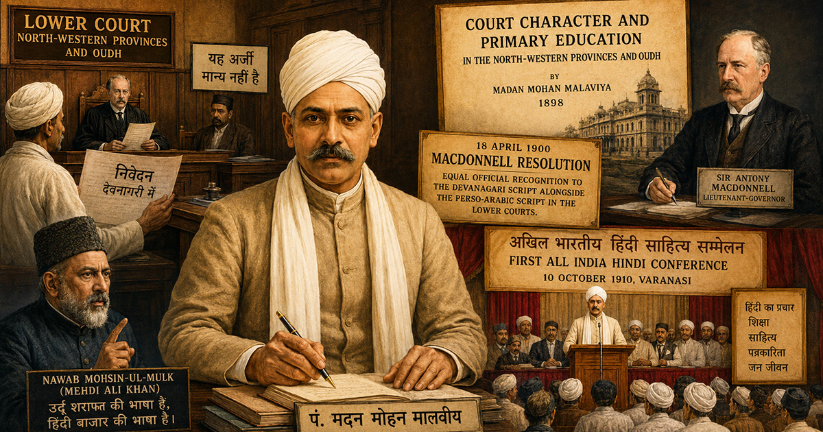 The Battle for Hindi in British Courts: How Madan Mohan Malaviya Fought to Change the Rules in 1900