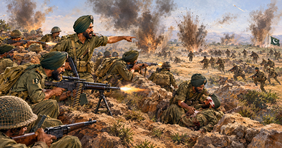 Battle of Richhmar Gali 1948: How Lance Naik Karam Singh’s Men Defended the Ridge Against Eight Pakistani Attacks