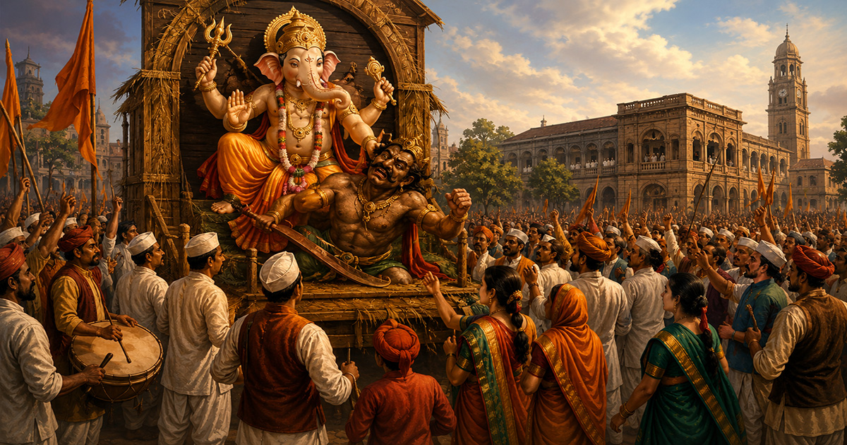How Bhausaheb Rangari Sparked a Revolution in the Name of Lord Ganesha That Kept the British Awake at Night?