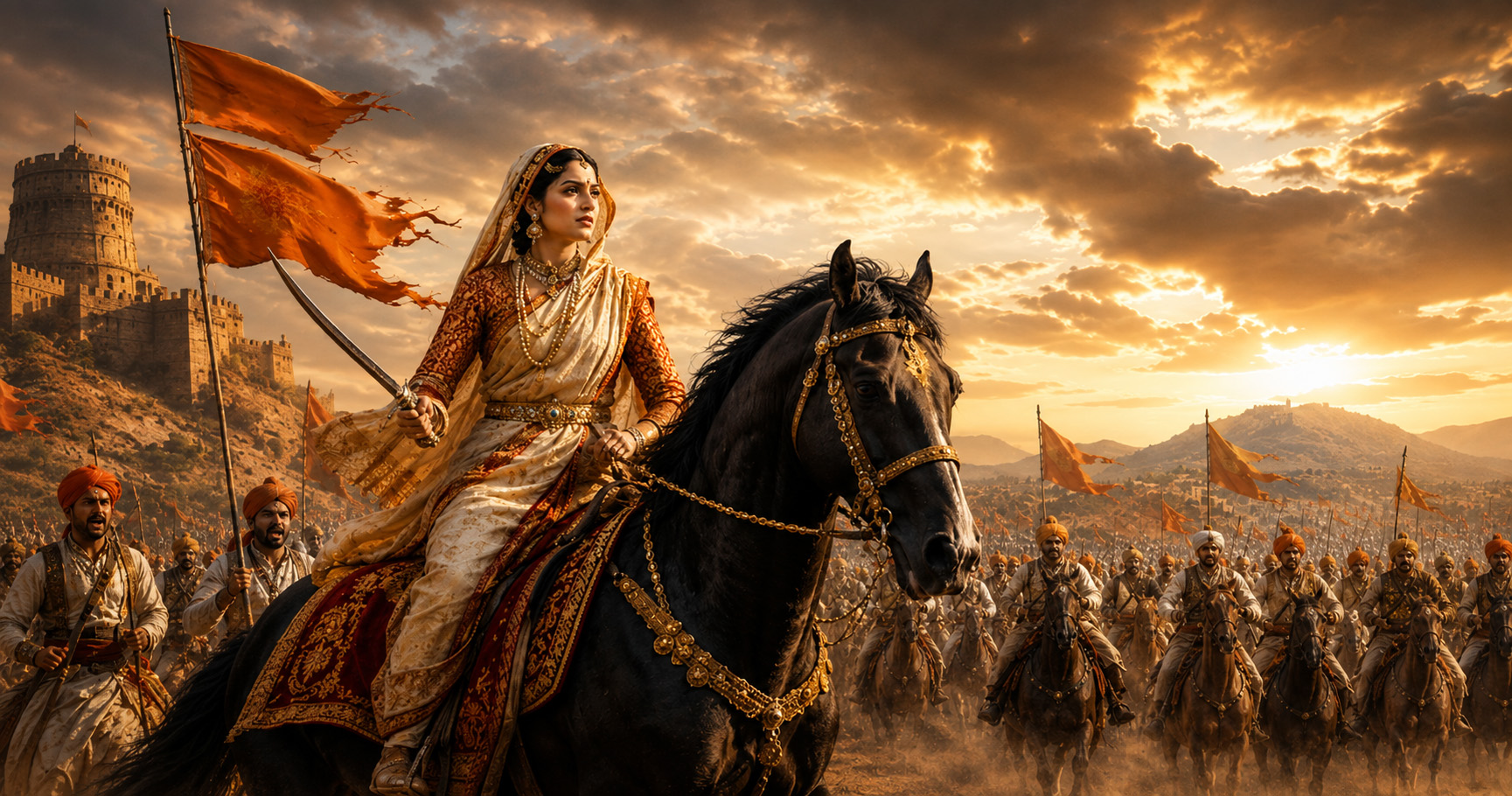Maharani Tarabai Bhosale: How a 25-Year-Old Queen Brought Aurangzeb’s Empire to Its Knees