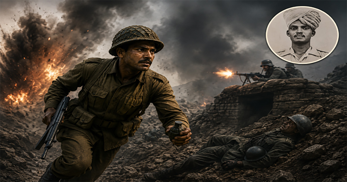 World War II: How a Lone Indian Soldier Overpowered a German Stronghold: The Extraordinary Heroism of Naik Yashwant Ghadge