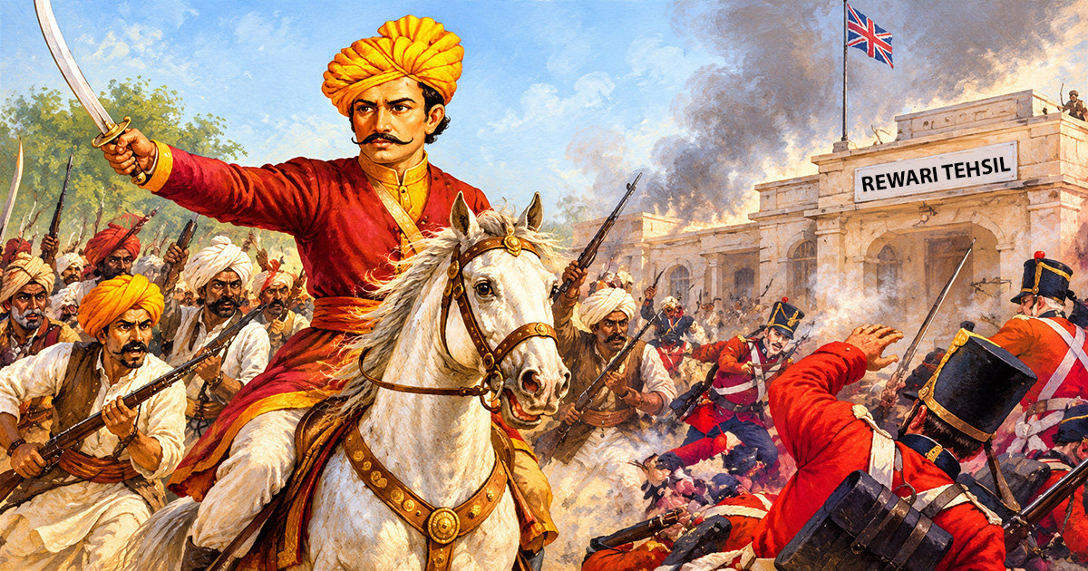 The Untold Victory of 1857: How Revolutionary Rao Tula Ram Singh Yadav Wrested the Princely State of Rewari from the British