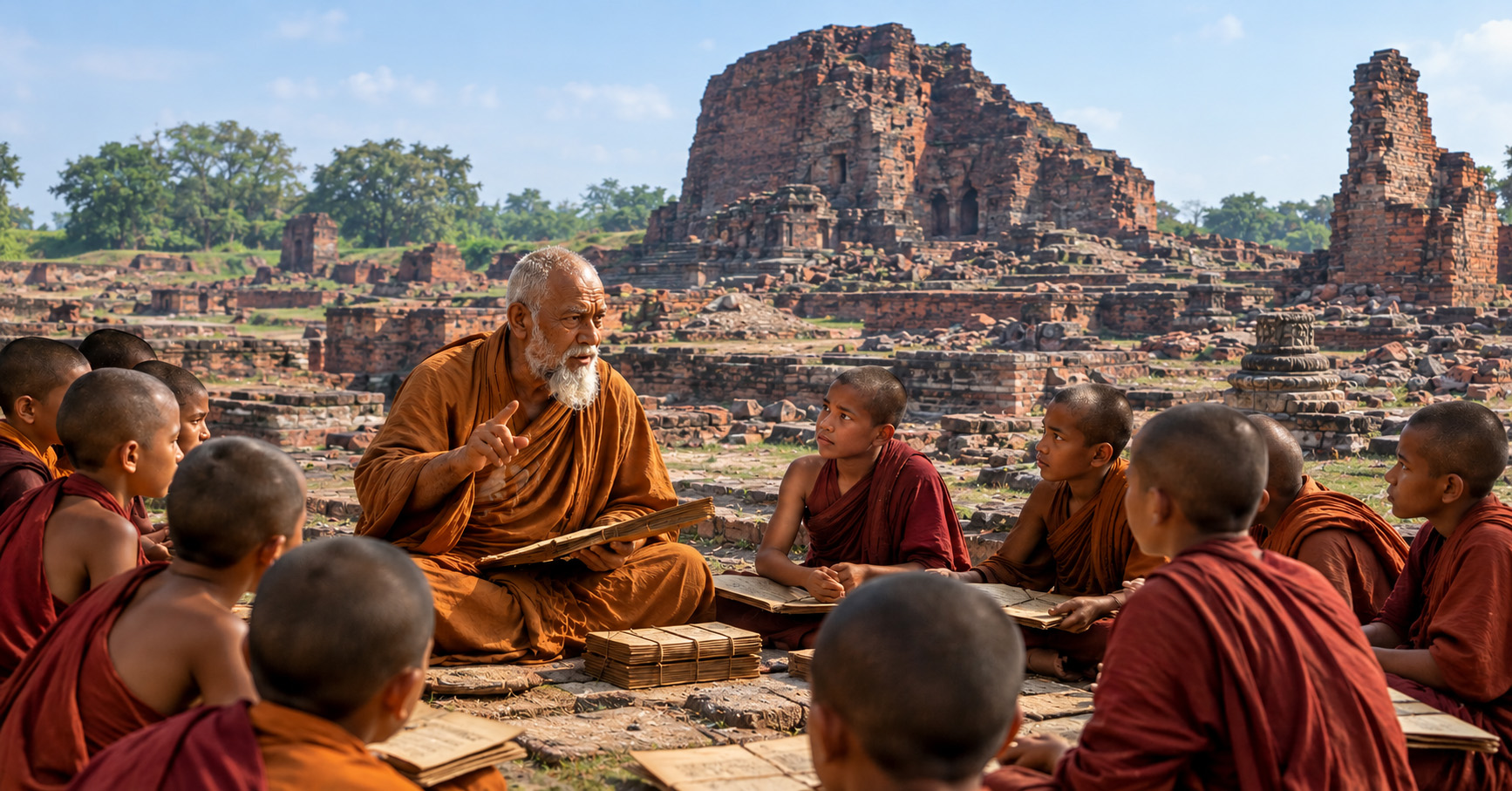 Nalanda Mahavihara: How Buddhist Master Rahula Shribhadra Kept India's Greatest University Alive Amid Destruction & Ruins