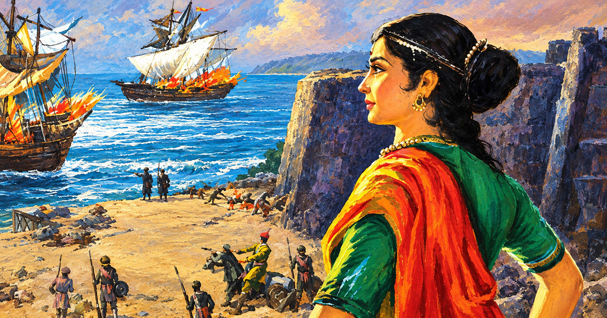 Rani Abbakka's Battle of Ullal: How the Rani’s Brilliant Naval Strategy Burned the Portuguese Fleet