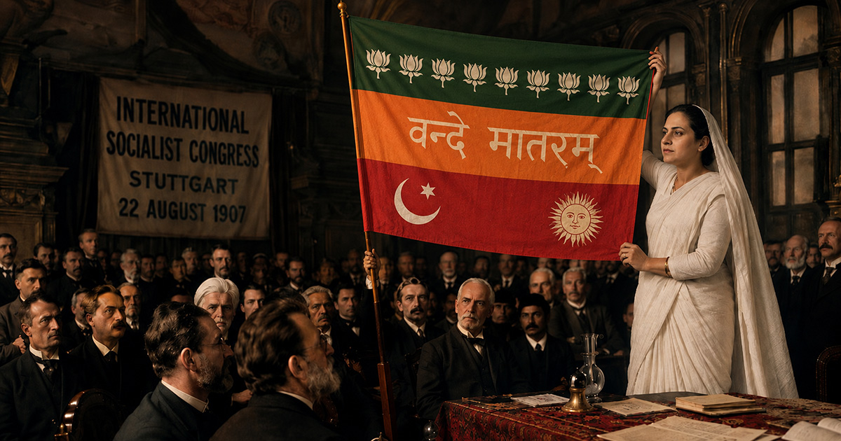 How India's First Tricolour Hoisting in 1906 in Calcutta Inspired Madam Bhikaji Cama's 1907 Historic Flag Hoisting in Germany
