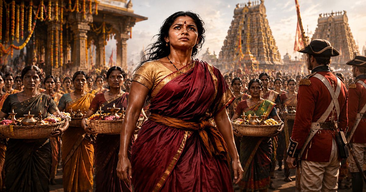 Kuyili: The Woman Who Became a Human Bomb to Help Rani Velu Nachiyar Destroy the British Arsenal