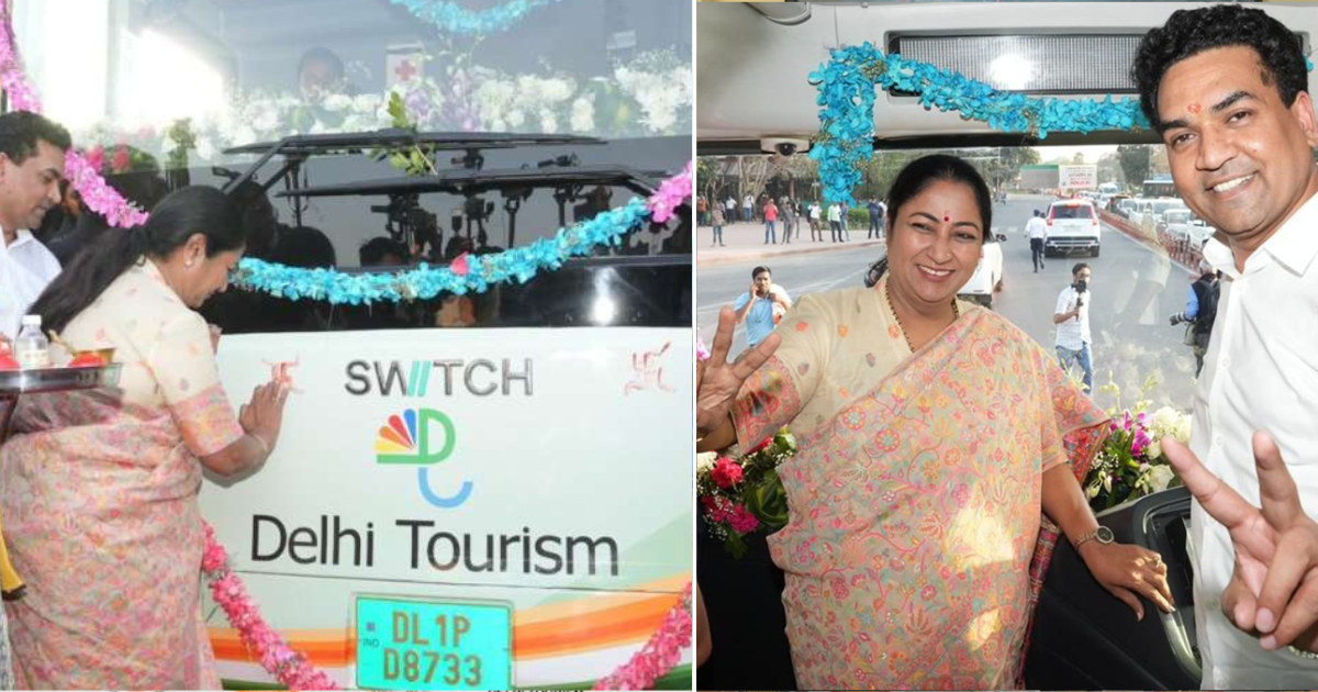 CM Rekha Gupta Launches Electric Double Decker Tourism Bus Service to Showcase Delhi’s Heritage and Modern Landmarks