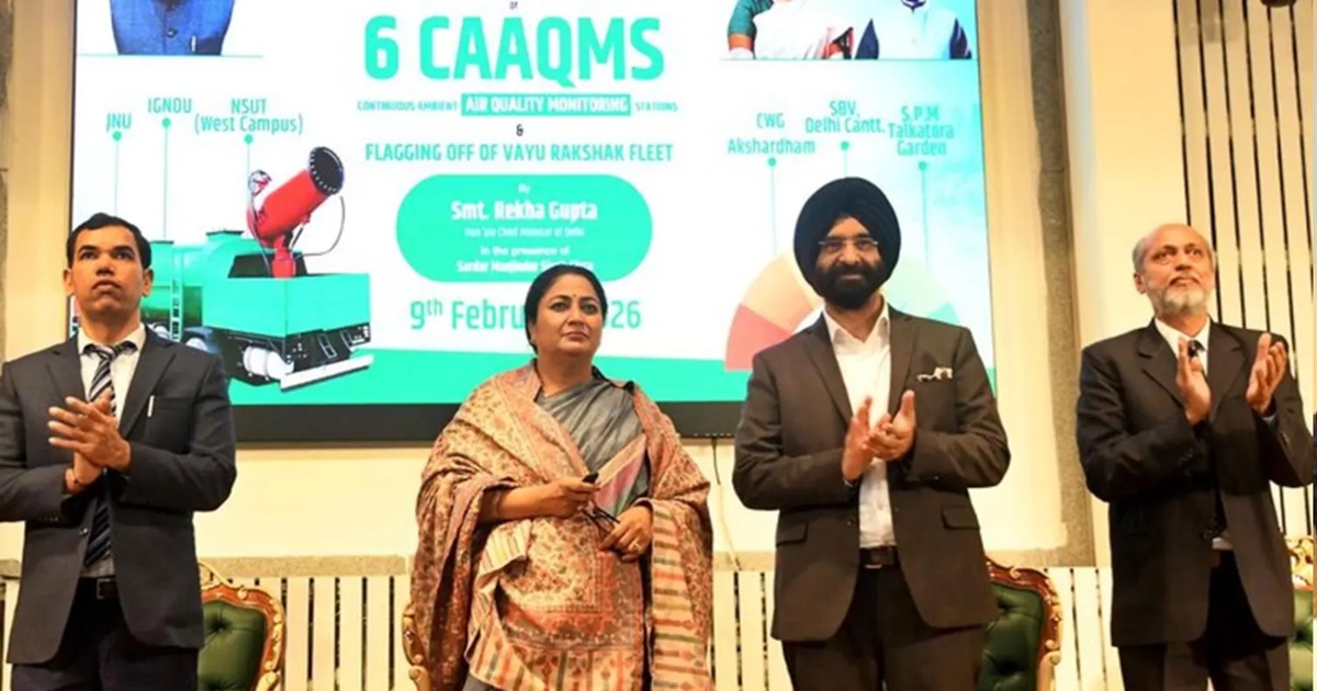 CM Rekha Gupta Expands Air Quality Monitoring Network with Six New ...