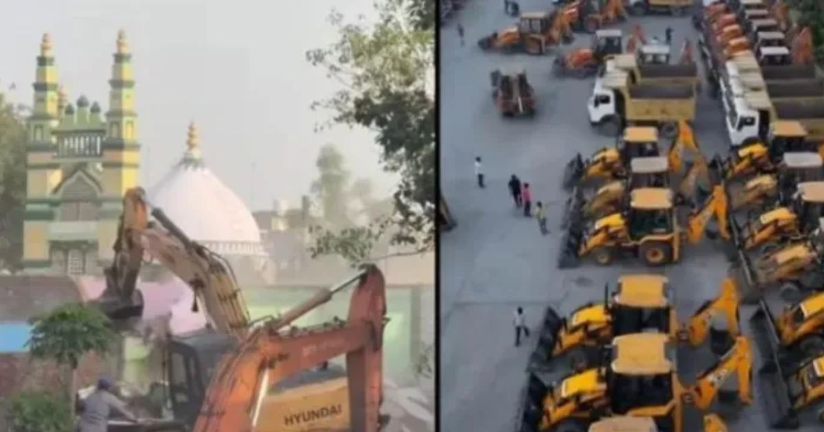 Massive Crackdown In Ahmedabad: 60 JCBs, 3000 Cops, 200+ Illegal Bangladeshis Held In Chandola Demolition Drive