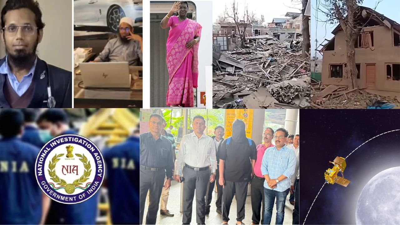 News Wrap: Umar Nabi’s House Razed, Ricin Plot Uncovered, Congress’ Terror List Exposed & Chandrayaan-3 Lunar Flyby