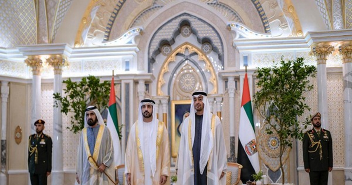 UAE President Receives Crown Prince Of Dubai