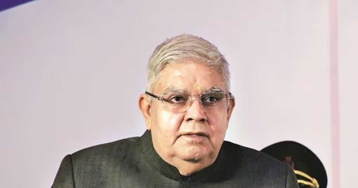 Defaming Constitutional Institutions Is The Hobby Of Some People, Says Vice President Jagdeep Dhankar