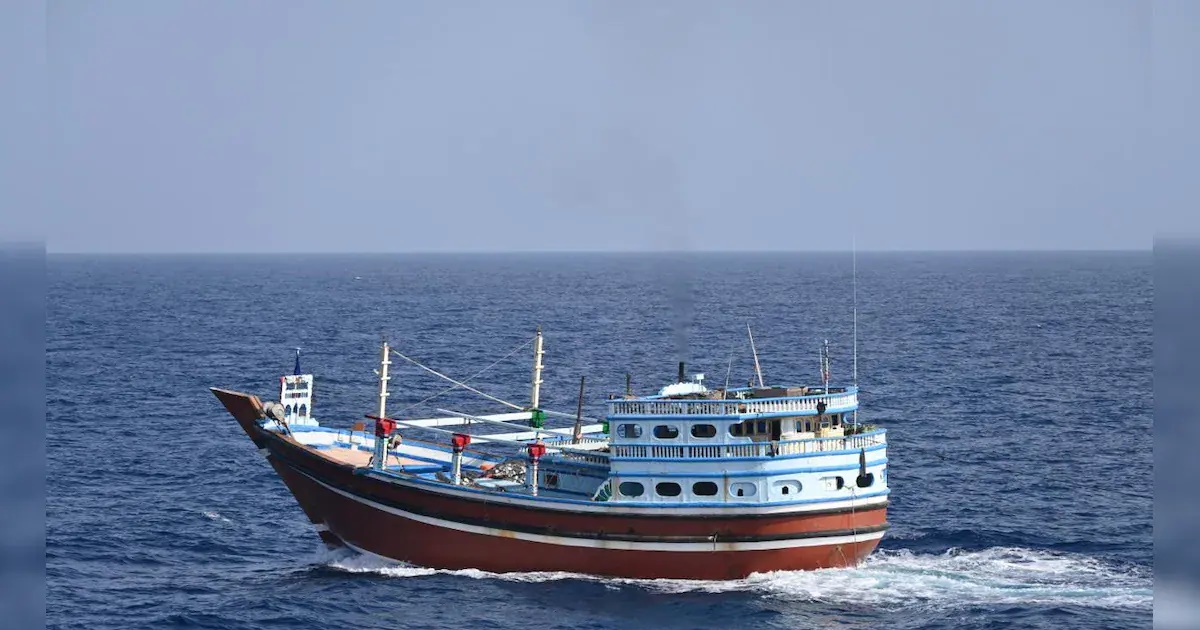 Indian Navy Intercepts Hijacked Iranian Vessel, Operation Under Way