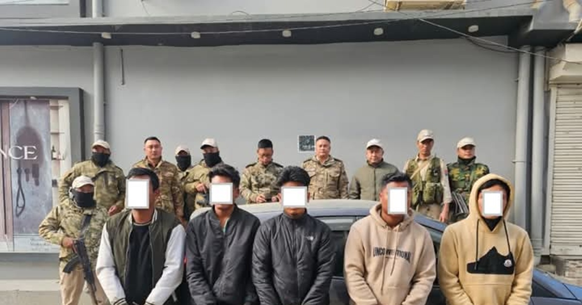 Seven Rebels Arrested In Manipur, With weapons