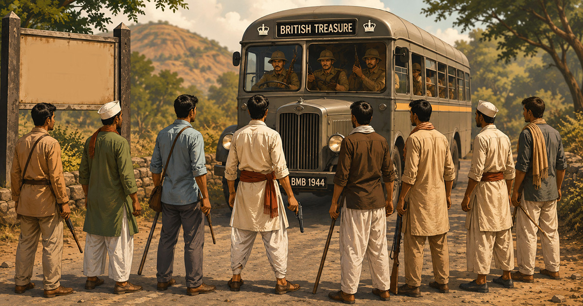 Chimthana Bus Action 1944: How Nana Patil Seized a British Treasury to Help Indian Farmers?