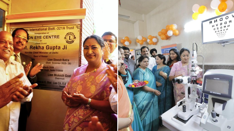 CM Rekha Gupta Expands Community Healthcare Access with Lions Eye Centre Launch in Shalimar Bagh