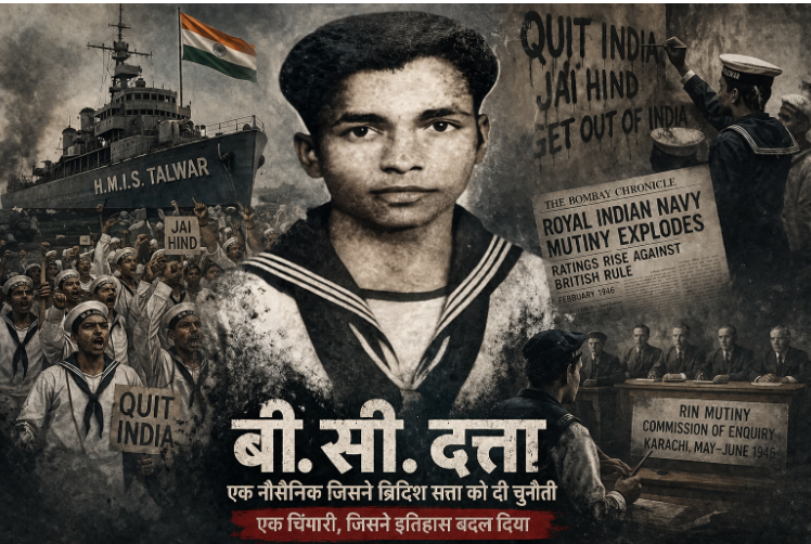 The Royal Indian Navy Mutiny 1946: How One Sailor Challenged British Power | The Story of B.C. Dutt
