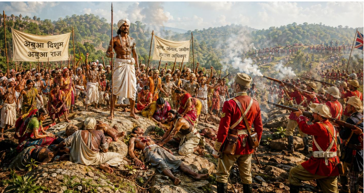 Dombari Buru Massacre: When 400 Janjaati Revolutionaries, Led by Birsa Munda Were Shot Down