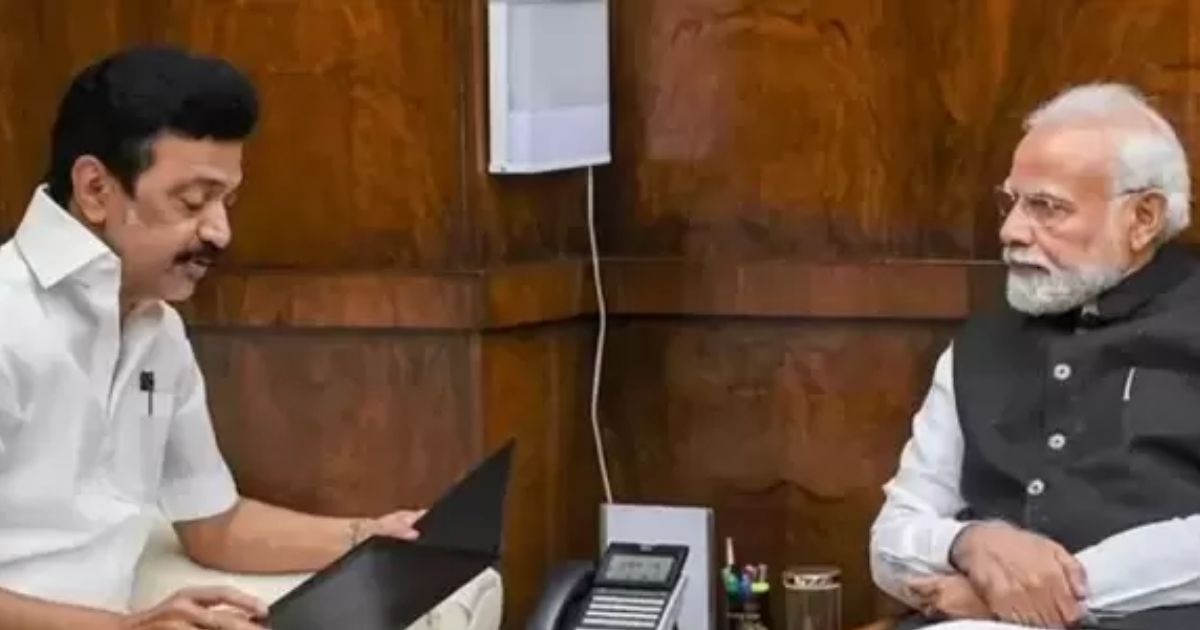 “At Least Sign Your Name In Tamil”: PM Modi’s Sharp Jab At MK Stalin Amid Language Row