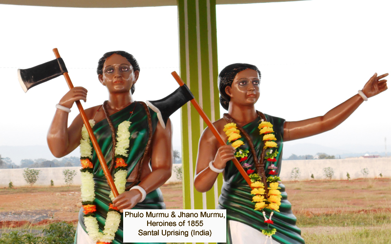 Two Sisters Who Hunted Down 21 British Soldiers: The Santhal Rebellion Led by Phulo-Jhano