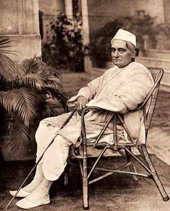 Motilal Nehru in Khadi 