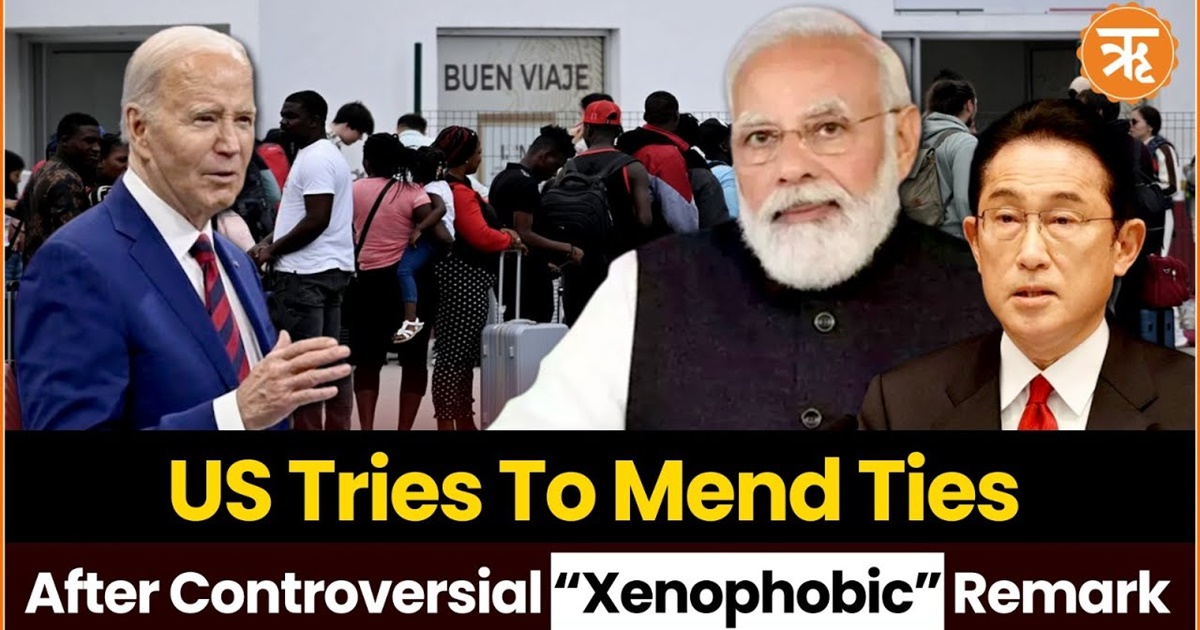 US Attempts Damage Repair For Biden’s “Xenophobic” Remark On India, Japan Amid Immigration Influx