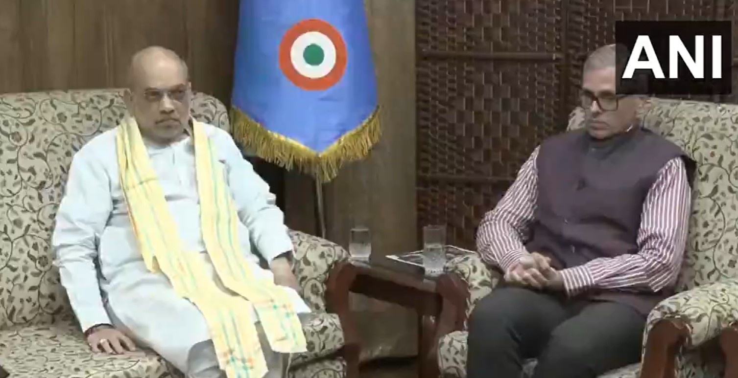 Pahalgam terror attack : HM Amit Shah holds meeting with LG Manoj Sinha, CM Omar Abdullah and high-level officials