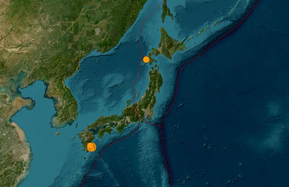 Japan Issues First-Ever Megaquake Warning After Earthquake of Magnitude 7 Strikes Off Kyushu Coast