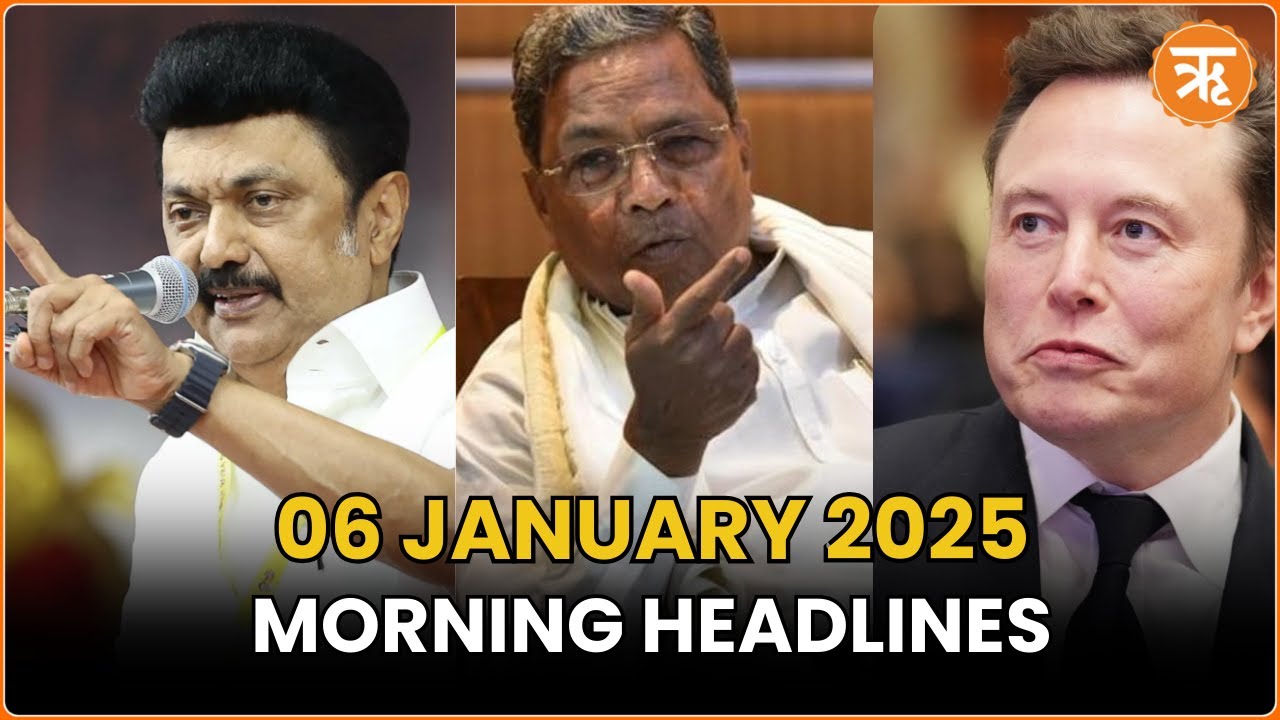 News Flash: MK Stalin on Indus Valley, Siddaramaiah Corruption Row, Musk Slams UK PM Starmer & Mor