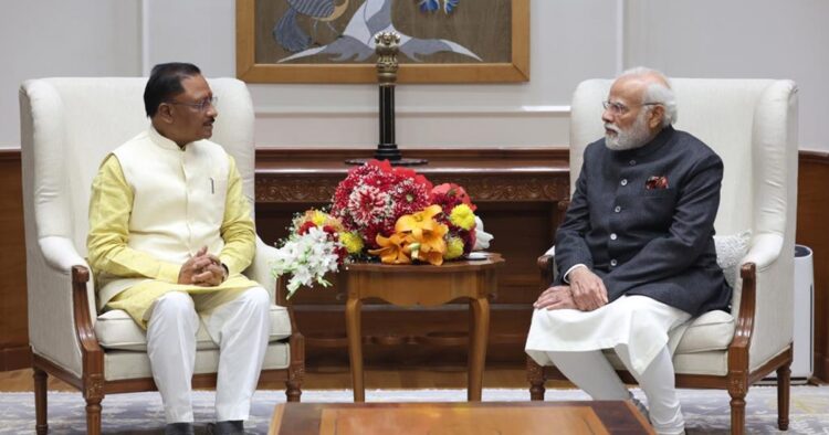 Chhattisgarh Leaders Meet PM Modi to Discuss Development Schemes