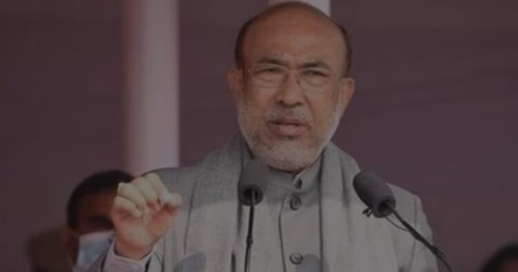 CM Biren Singh reiterates need for biometric systems as over 6,000 Myanmar refugees take shelter