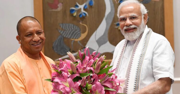 CM Yogi Joins PM Modi in Varanasi for Two-Day Visit