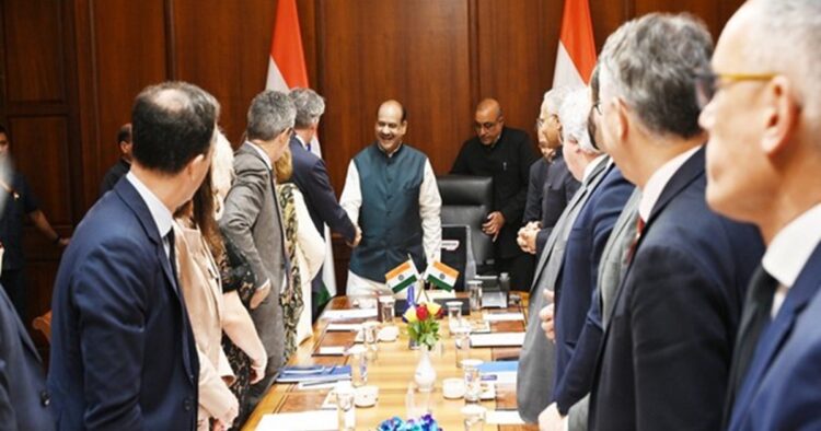 EU Delegation Meets Lok Sabha Speaker Om Birla to Discuss Strengthening India-Europe Ties