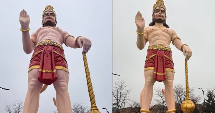 Hanuman statue, tallest in Brampton, irks hate mongers; vigilance enhanced