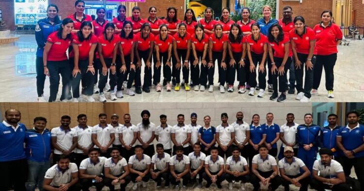 Bharat Men's, Women's Hockey Teams Off to Spain for 5 Nations Hockey Tournament
