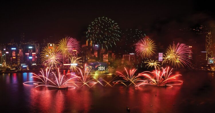Hong Kong's Epic New Year 2024: Biggest Fireworks Show Ever