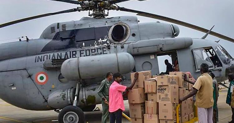 IAF Helicopters Lead Rescue Efforts in Flood-Hit Tamil Nadu