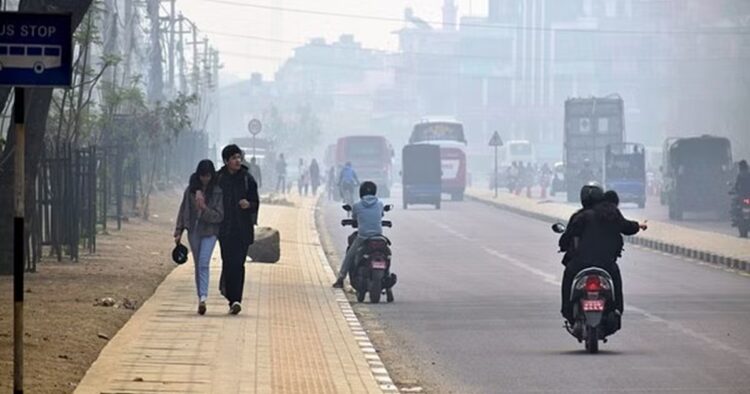 Kathmandu Freezes: Lowest Temperature of the Year Brings 'Very Unhealthy' Air Quality