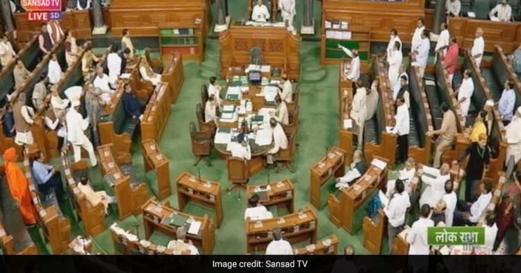 Uproar in Winter Session: Lok Sabha and Rajya Sabha Adjourned Till 2 pm Due to Opposition Chaos