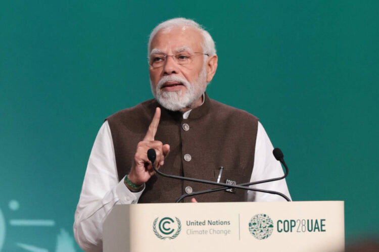Dubai, Dec 01 (ANI): Prime Minister Narendra Modi delivers a special address at the opening of the high-level segment for heads of state at the United Nations 'Conference of the Parties' on Climate (COP-28), in Dubai on Friday. (ANI Photo)
