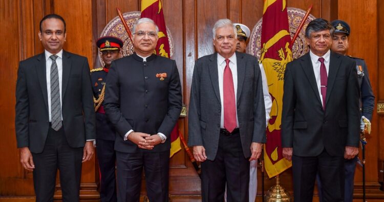 Santosh Jha Presents Credentials to Sri Lankan President as Indian Envoy