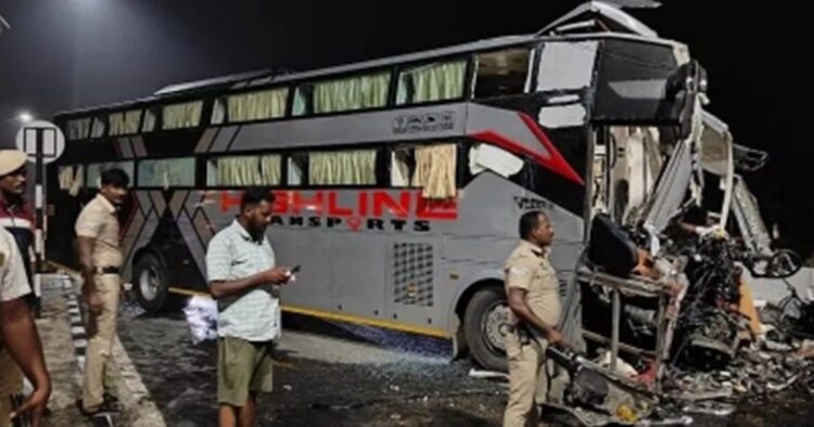 40 Injured in Bus Collision on Yamuna Expressway Near Mathura