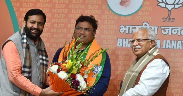 Former Haryana Congress Chief Ashok Tanwar Joins BJP