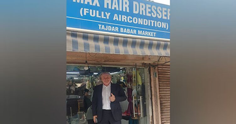 Australian Envoy Supports 'Vocal for Local' in Delhi, Gets Beard Trim at Local Shop