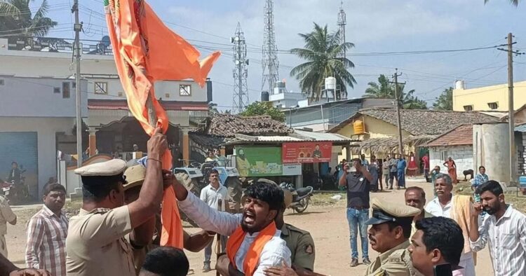 BJP Demands Restoration of 'Hanuma Dhwaja,' Warns Statewide Stir in Karnataka