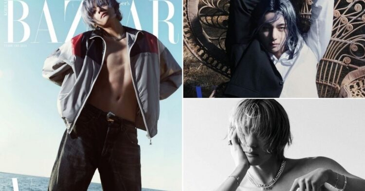 BTS' V Stuns Like an Anime Character on Harper's Bazaar Cover