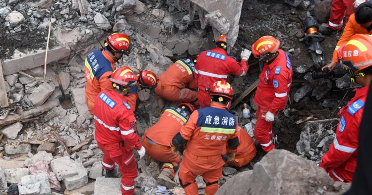 China Landslide: 11 Dead, Rescue Teams Scour Rubble for Survivors