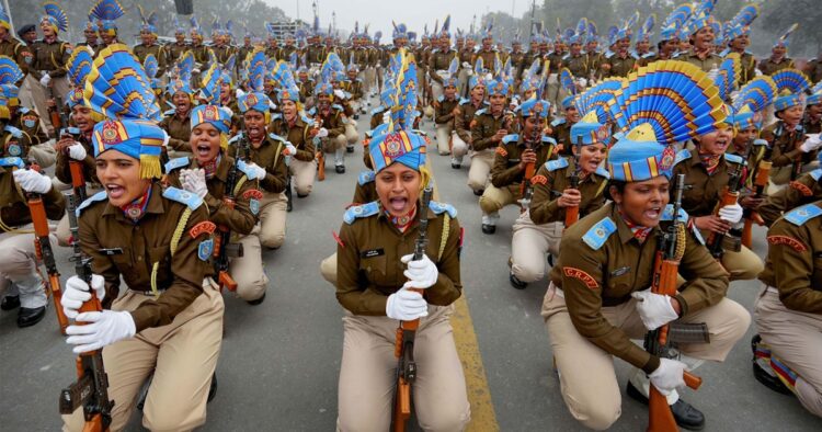 CRPF Women's Band and Contingent Shine at Republic Day Parade